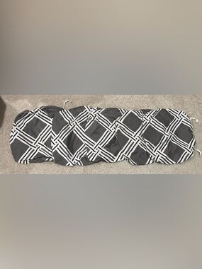 5 New Gray and White Chair Covers